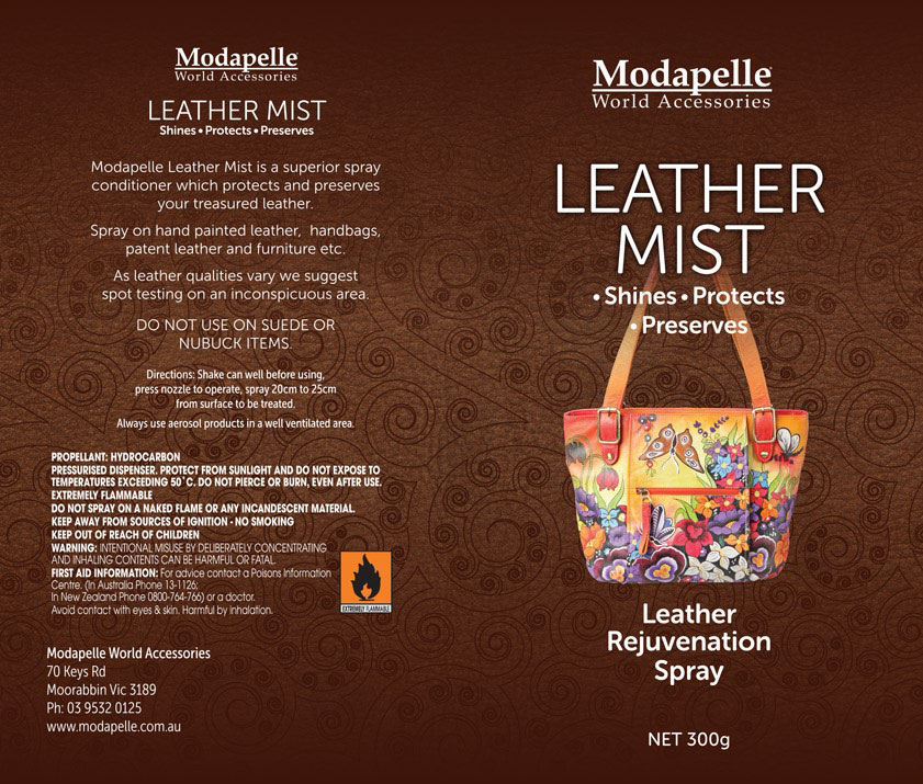 Leather rejuvenation spray