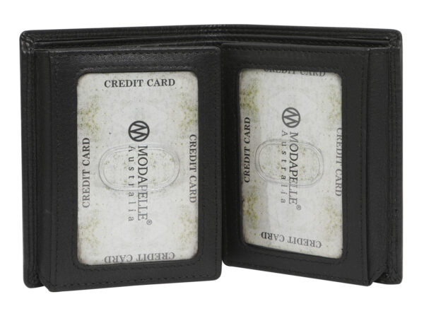 Mens Nappa Leather Wallet 5021 Black - Image 2