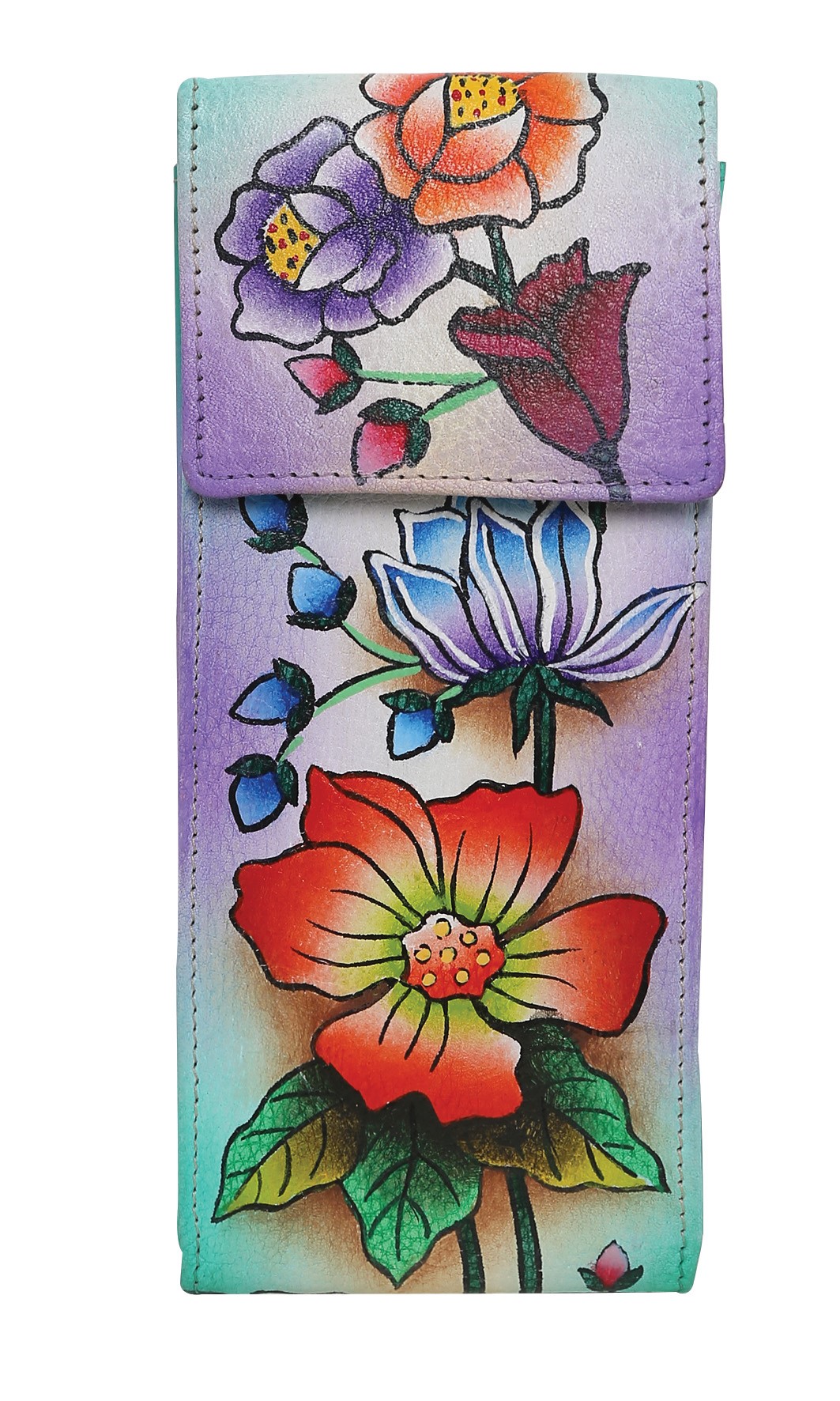 Vintage Hand Painted Glasses/Phone Case 2202 Floral Delight