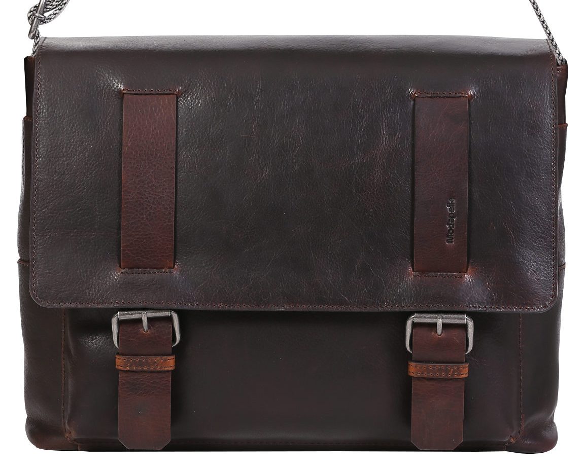 Mens Leather Satchel/Crossbody 3915 Brown