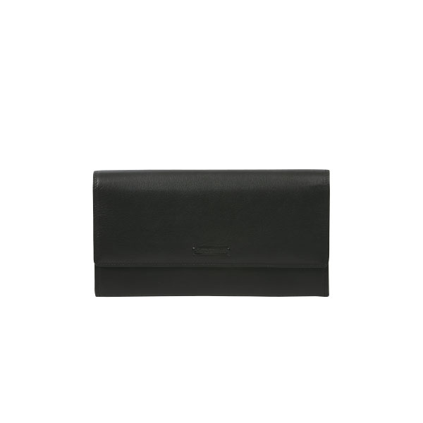 Black Nappa Leather Wallet 7243BLK
