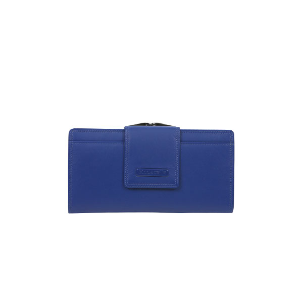 Blue Nappa Leather Wallet 7248BLU