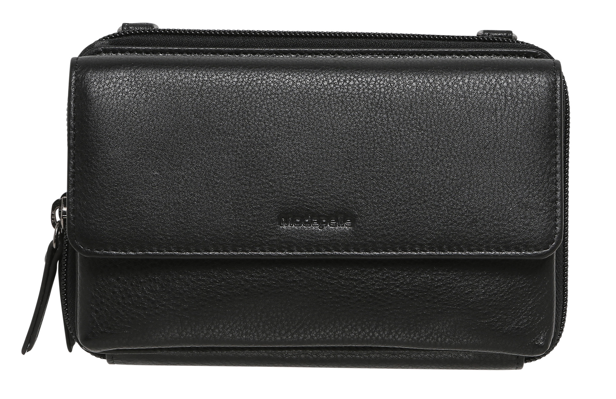 Ladies Leather Cross Body/Wallet Bag 7319 Black