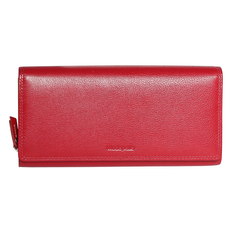 Leather 2018 Winter Red & Multi Coloured Wallet 7324RMU