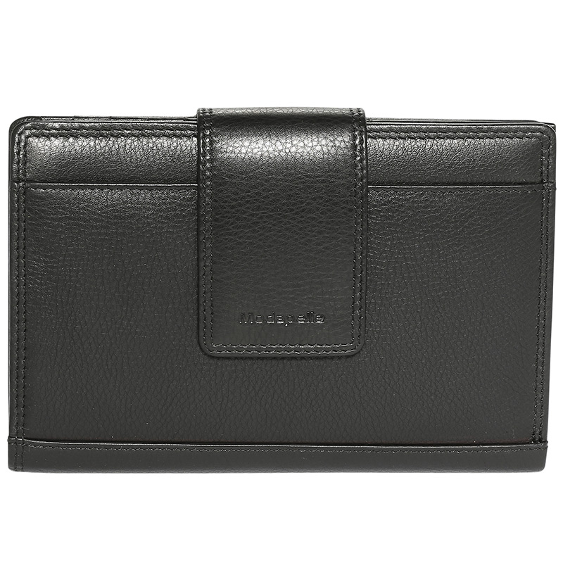 Leather 2018 Winter Black Wallet 7325BLA