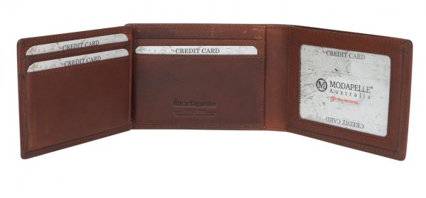 Men's Leather Wallet 5504 Cognac - Image 4