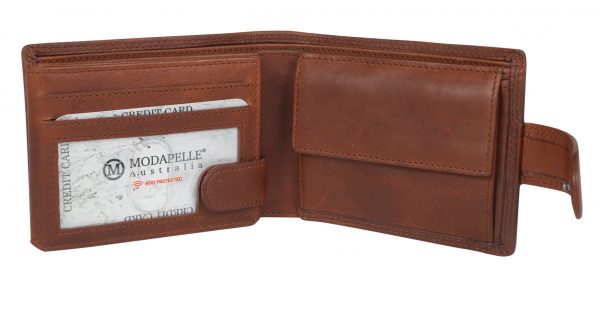 Men's Leather Wallet 5507 Cognac - Image 5