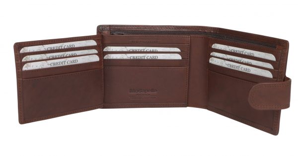 Men's Leather Wallet 5510 Brown - Image 4