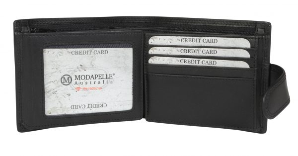 Men's Leather Wallet 5511 Black - Image 2