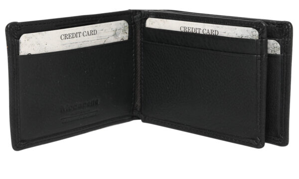 Men's Leather Wallet 5028 Black - Image 2