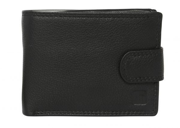 Men's Leather Wallet 5034 Black - Image 4