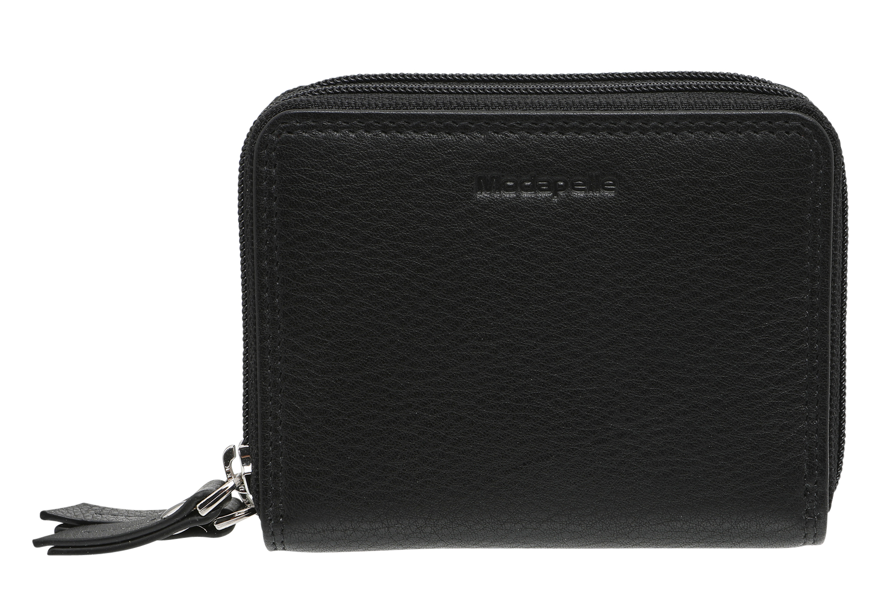 Leather Black & Multi Coloured Wallet 7326