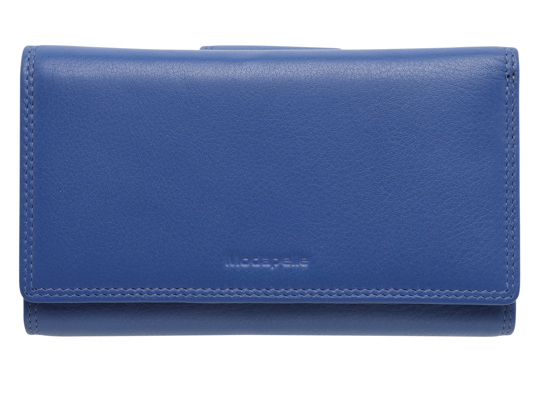 Leather Cobalt & Multi Coloured Wallet 7332CMI