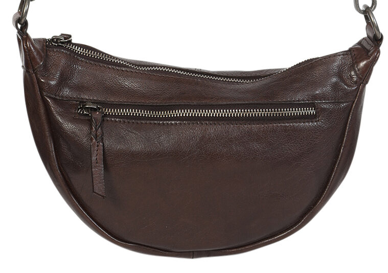 Ladies Leather Shoulder/Cross Body Bag 7699 Coffee