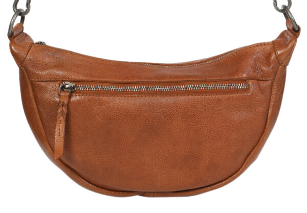 Ladies Leather Shoulder/Cross Body Bag 7699 Tan