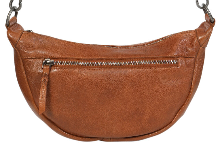 Ladies Leather Shoulder/Cross Body Bag 7699 Tan