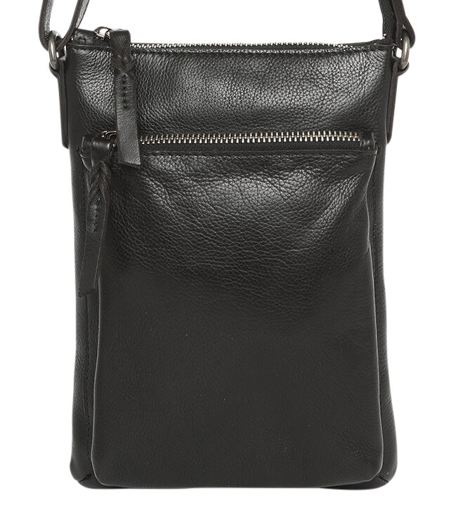 Ladies Leather Shoulder/Cross Body-New Arrivals 7625 Black