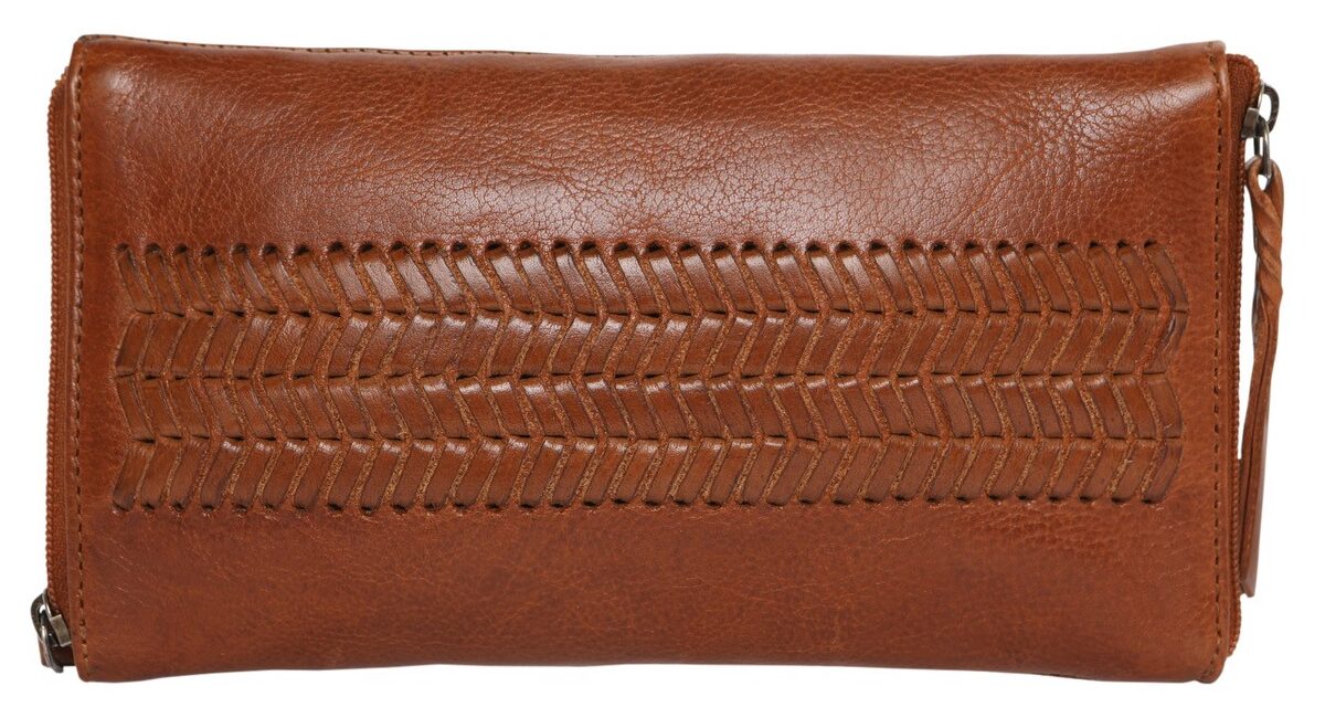 Leather Optical/Phone Case 5977VT Weave – Tan