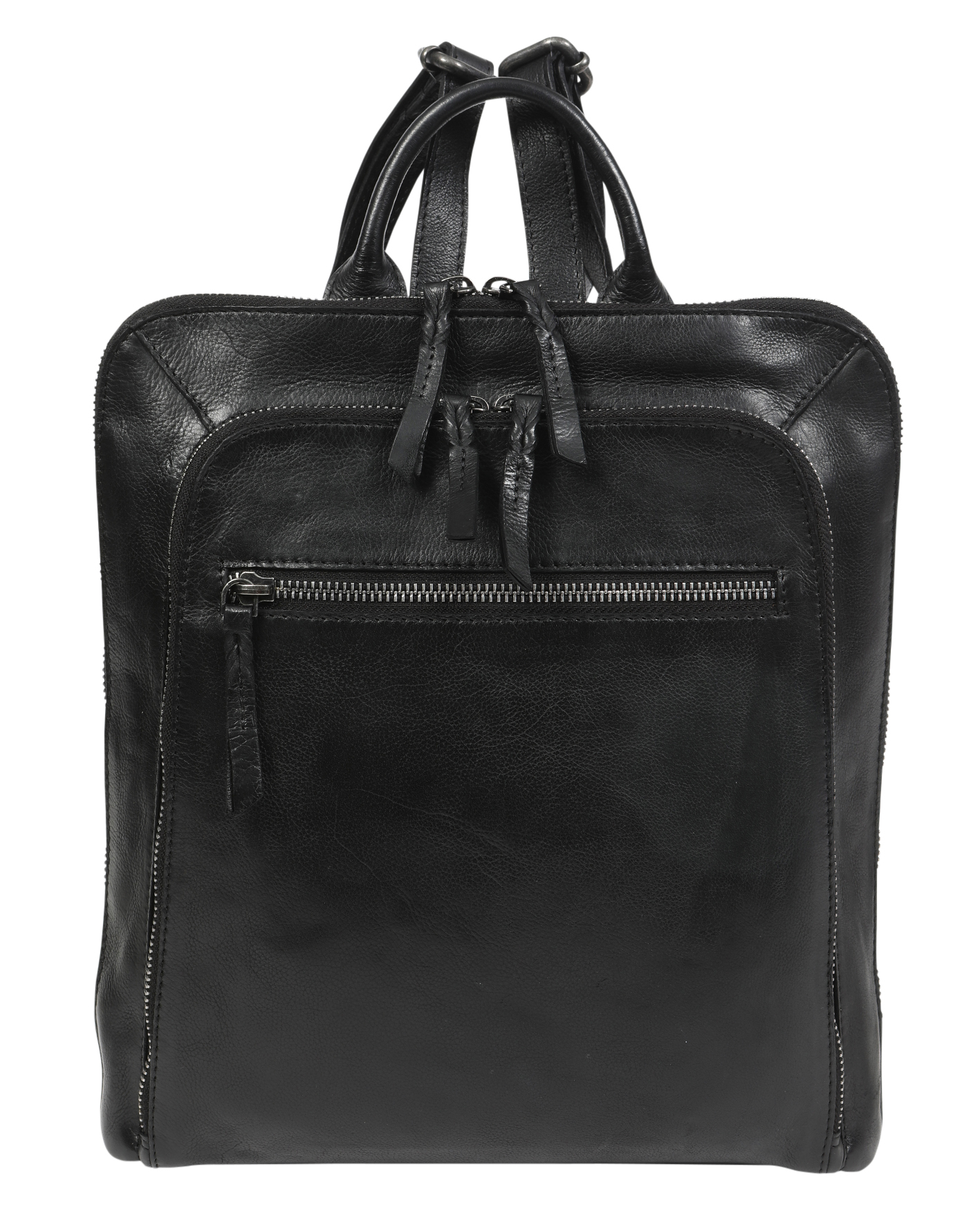 Ladies Leather Backpack – New Arrivals 7705 Black