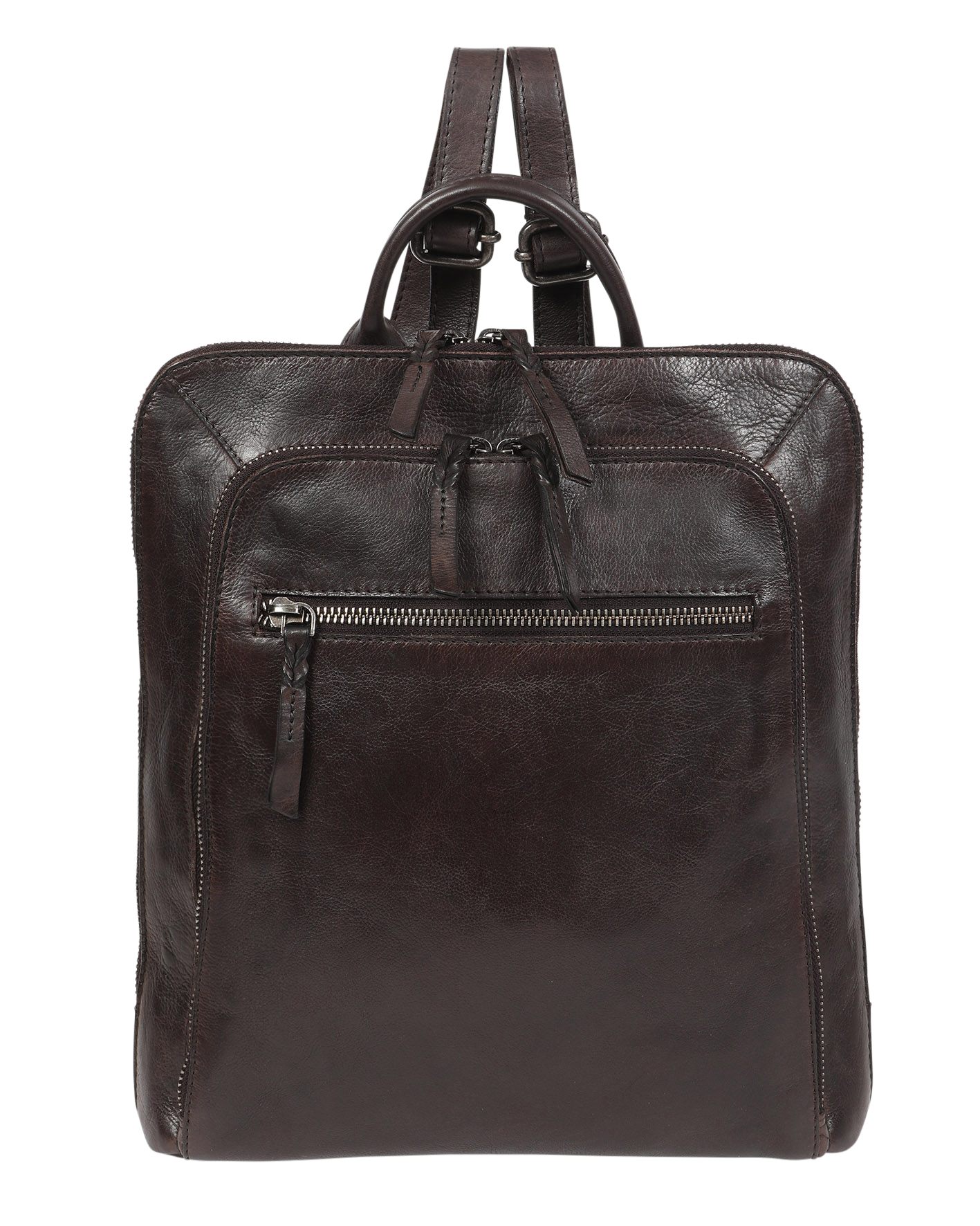 Ladies Leather Backpack – New Arrivals 7705 Coffee