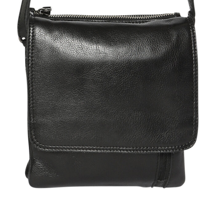 Ladies Leather Shoulder/Cross Body – New Arrivals 7755 Black