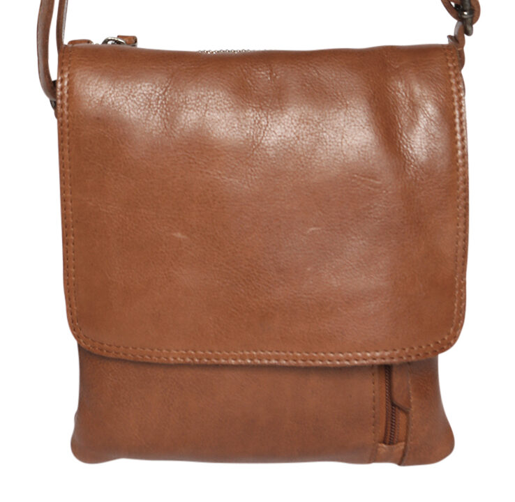 Ladies Leather Shoulder/Cross Body – New Arrivals 7755 Tan