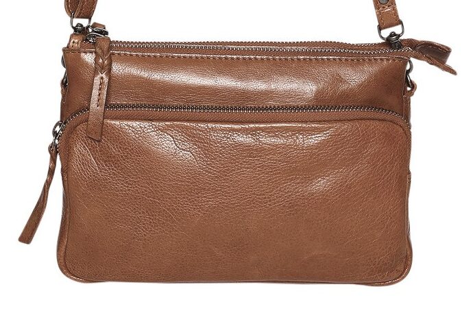 Ladies Leather Shoulder/Cross Body Bag – New Arrivals 7760 Tan