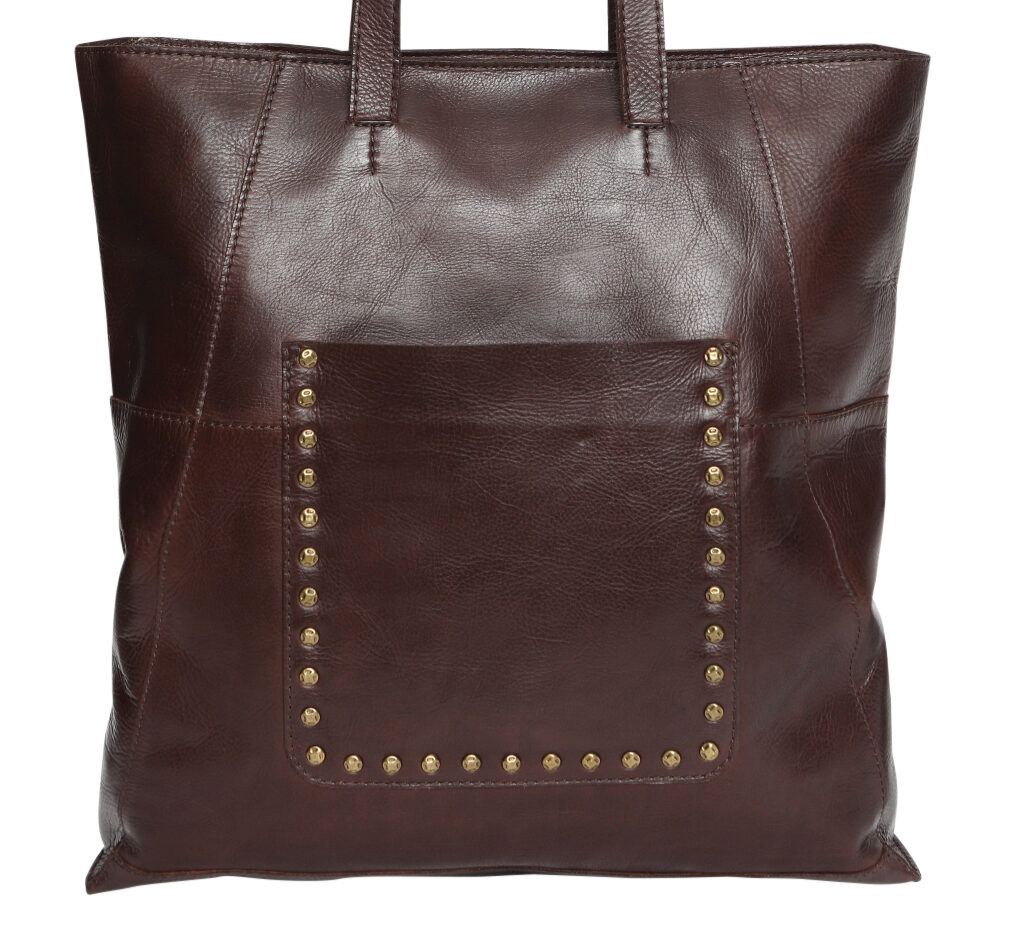 Ladies Leather Tote – New Arrivals 7836 Brown