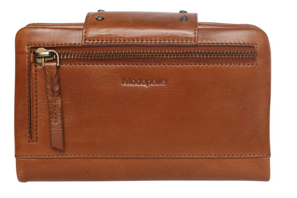 Ladies Leather Wallet New Arrivals 7838 Tan - Image 2