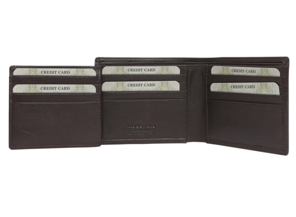 Men's Leather Wallets 5039 Brown - Image 3