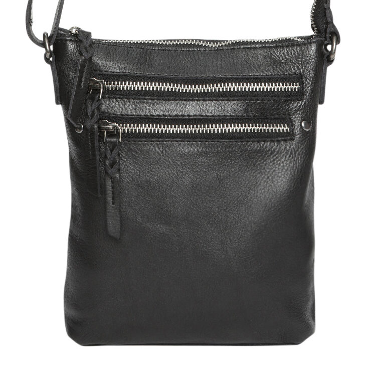 Ladies Leather Shoulder/Cross Body – New Arrivals 7851 Black