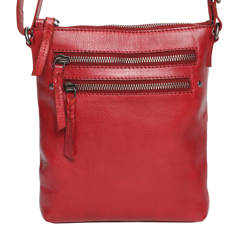 Ladies Leather Shoulder/Cross Body – New Arrivals 7851 Red