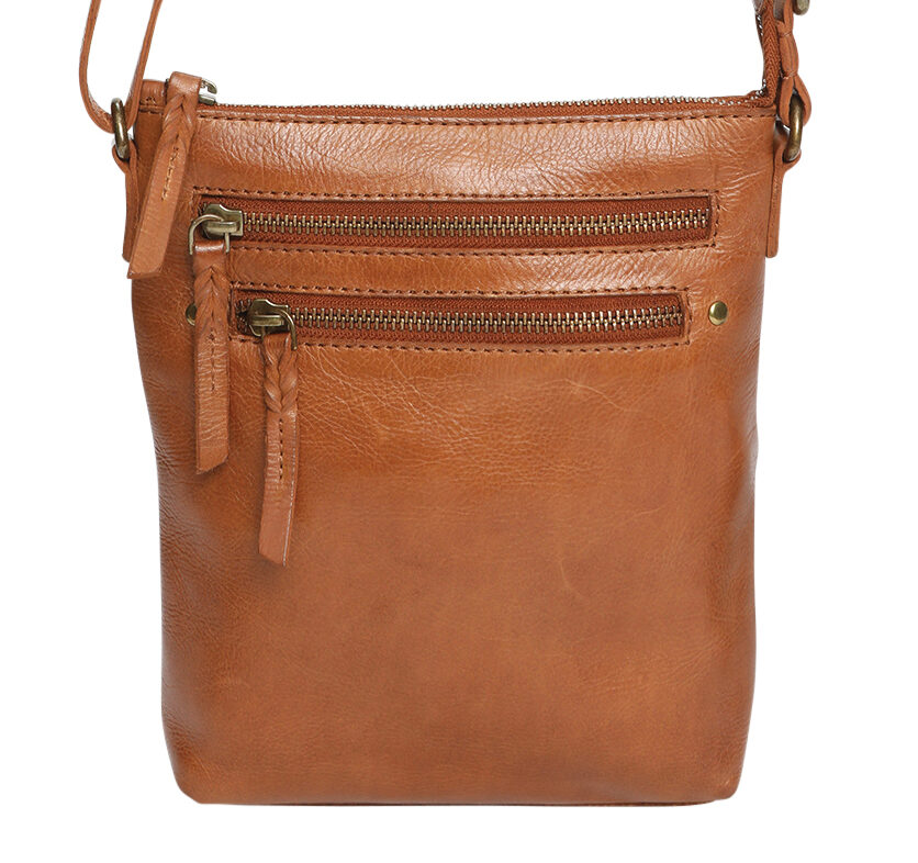 Ladies Leather Shoulder/Cross Body – New Arrivals 7851 Tan