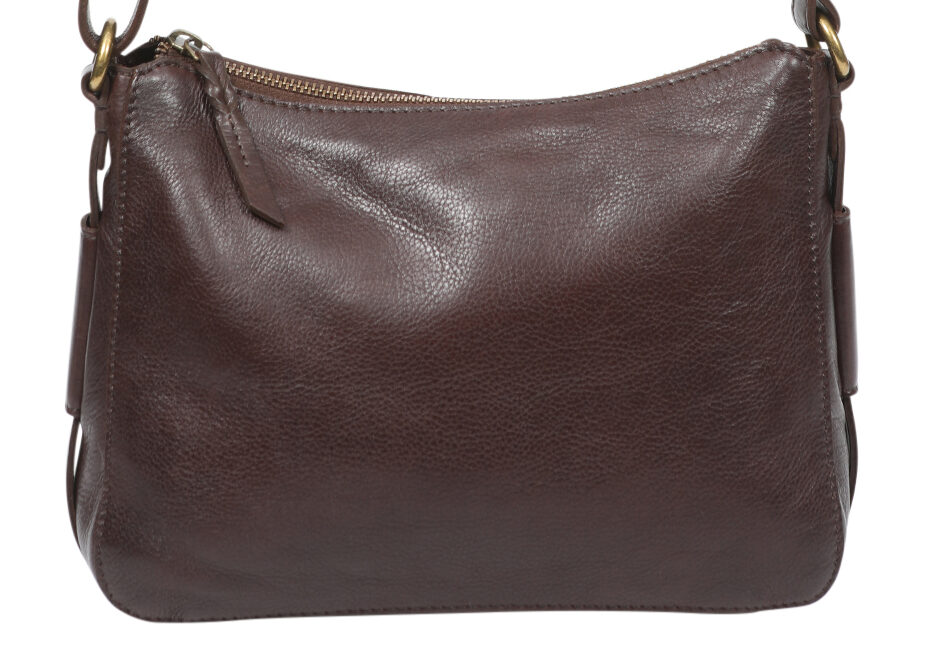 Ladies Leather Shoulder/Cross Body – New Arrival 7853 Dark Brown