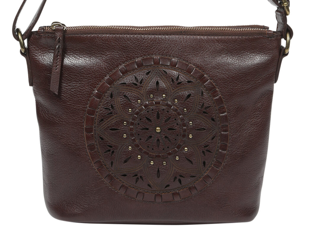 Ladies Leather Shoulder/Cross Body – New Arrivals 7858 Brown