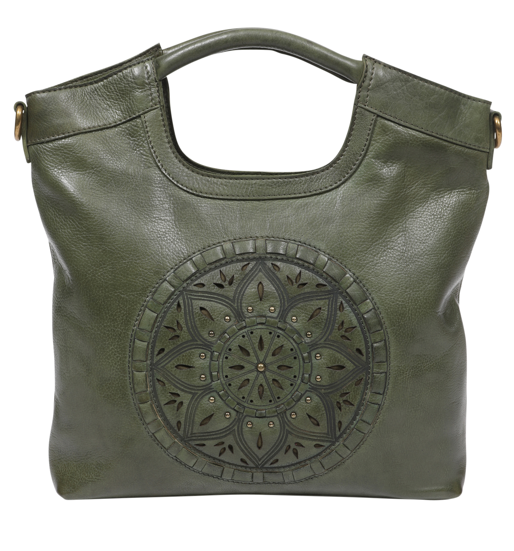 Ladies Leather Shoulder/Cross Body – New Arrivals 7859 Olive