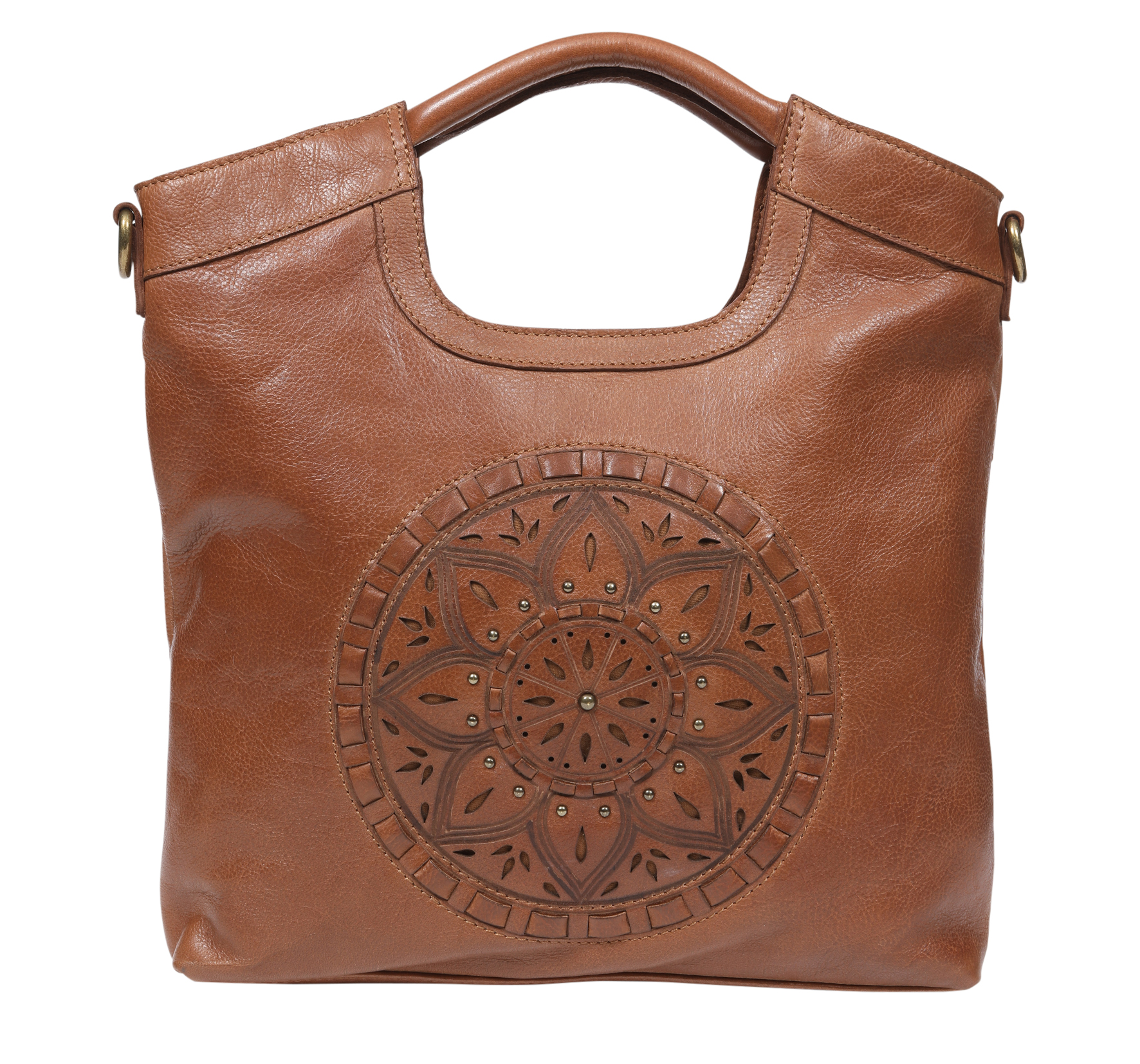 Ladies Leather Shoulder/Cross Body – New Arrivals 7859 Tan