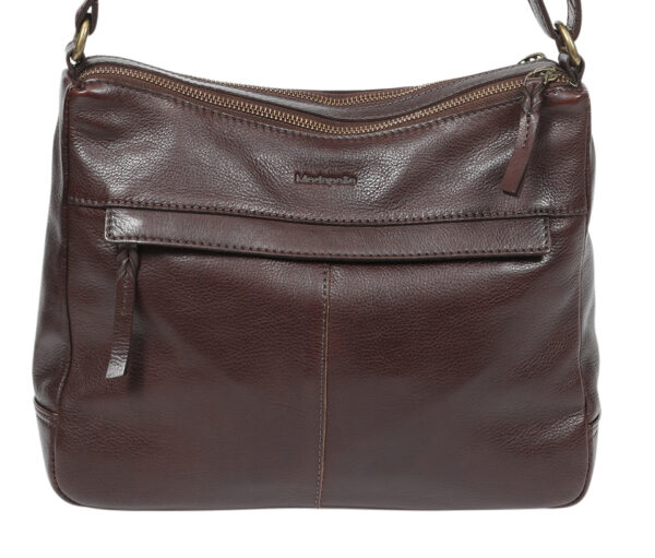 Ladies Leather Shoulder/Cross Body - New Arrival 7857 Dark Brown - Image 2