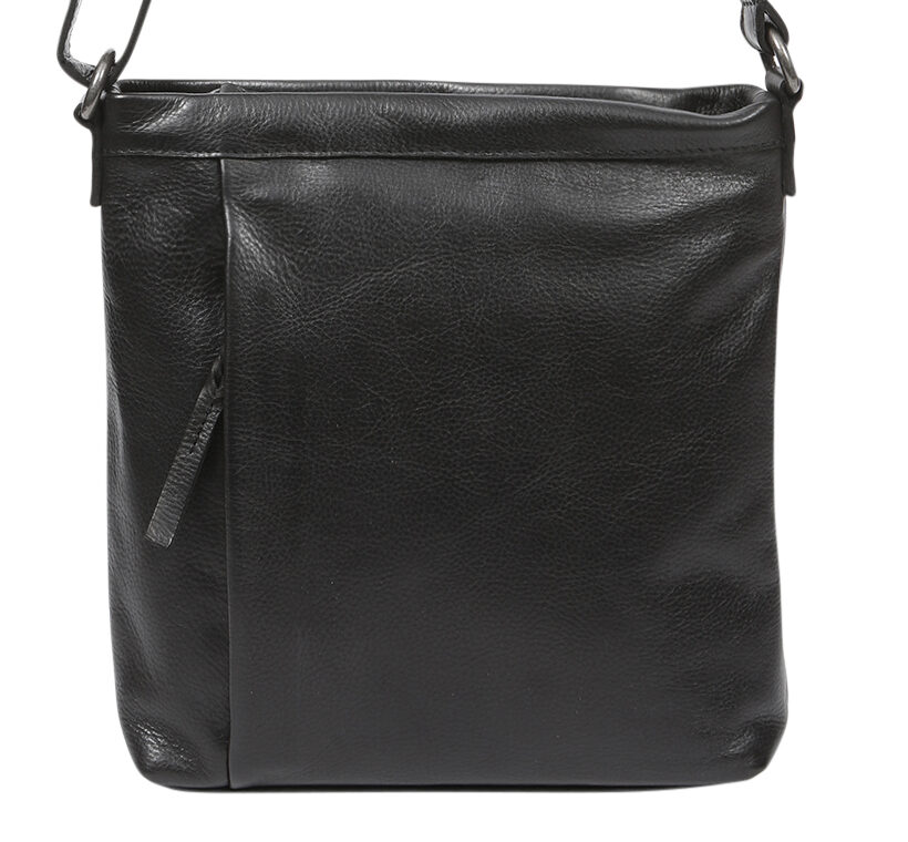 Ladies Leather Shoulder/Cross Body – New Arrival 7871 Black