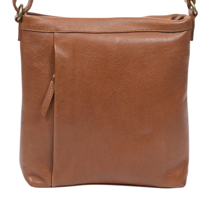 Ladies Leather Shoulder/Cross Body – New Arrival 7871 Tan