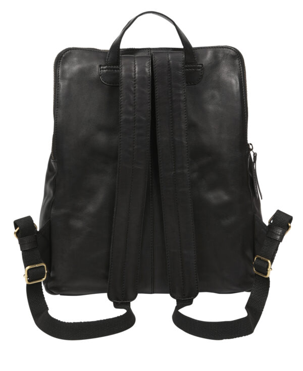 Ladies Leather Backpack – New Arrivals 7875 Black - Image 2
