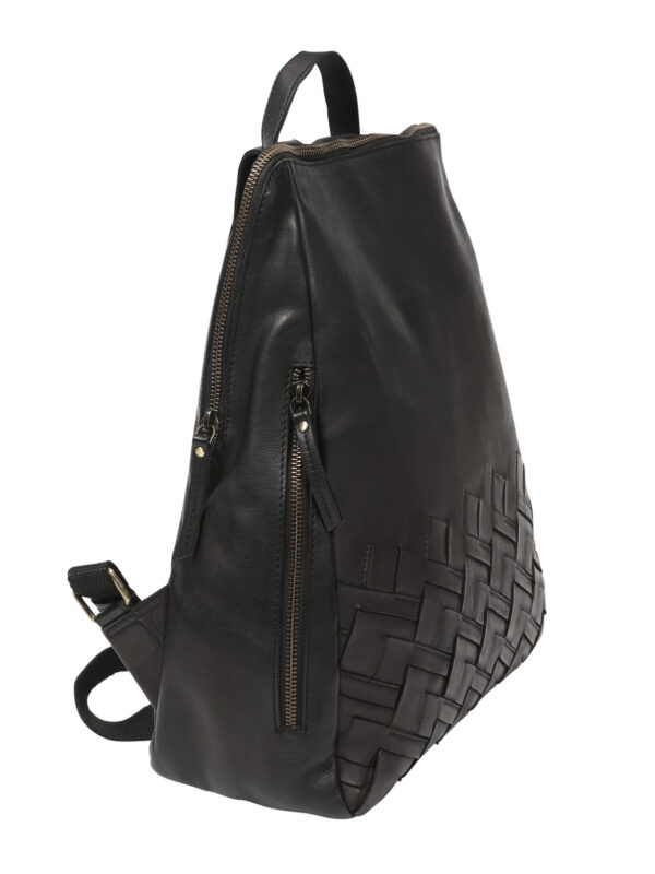 Ladies Leather Backpack – New Arrivals 7875 Black - Image 3