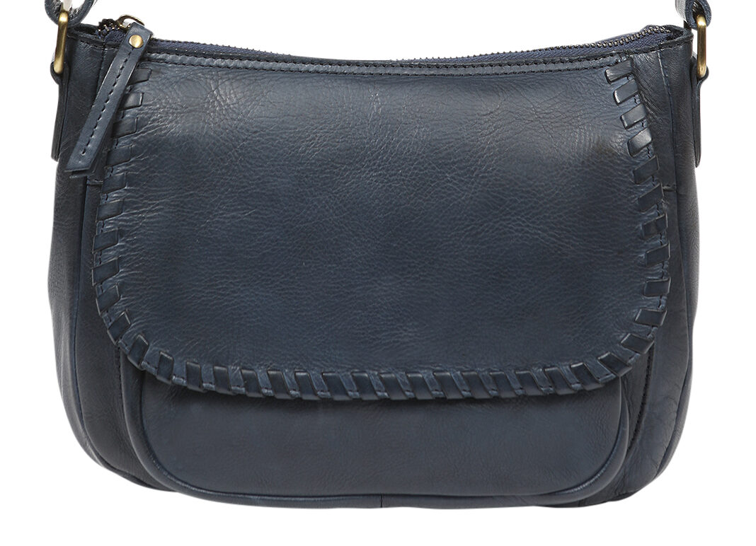Ladies Leather Hobo/Cross Body Bag – New Arrivals 7879 Navy