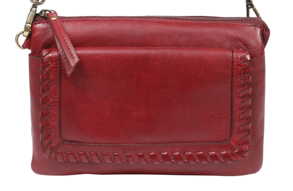 Ladies Leather Cross Body – New Arrivals 7880 Burgundy