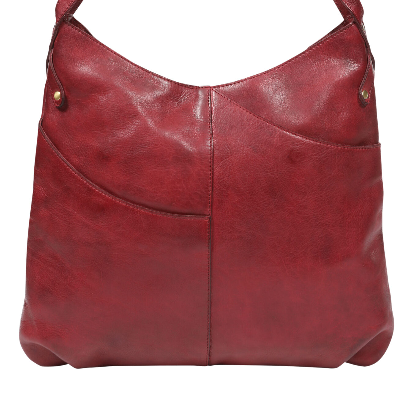 Ladies Leather Hobo/Cross Body Bag – New Arrivals 7882 Burgundy