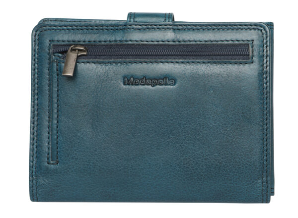 Ladies Leather Travel Wallet - New Arrivals 7707 Denim - Image 2