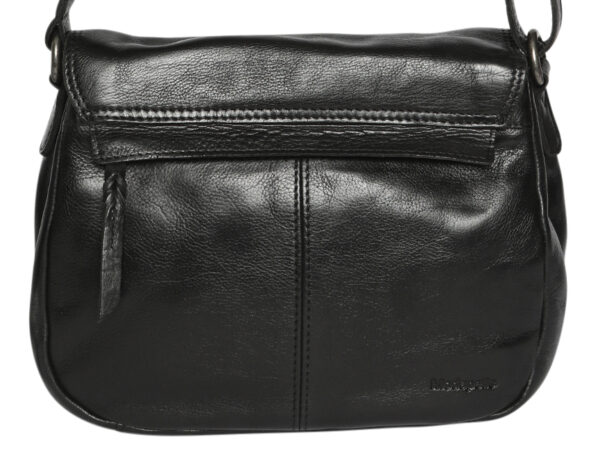 Ladies Leather Shoulder/Cross Body - New Arrivals 7759 Black - Image 2