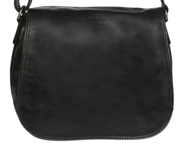 Ladies Leather Shoulder/Cross Body - New Arrivals 7759 Black
