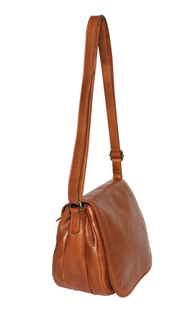Ladies Leather Shoulder/Cross Body - New Arrivals 7759 Tan - Image 3