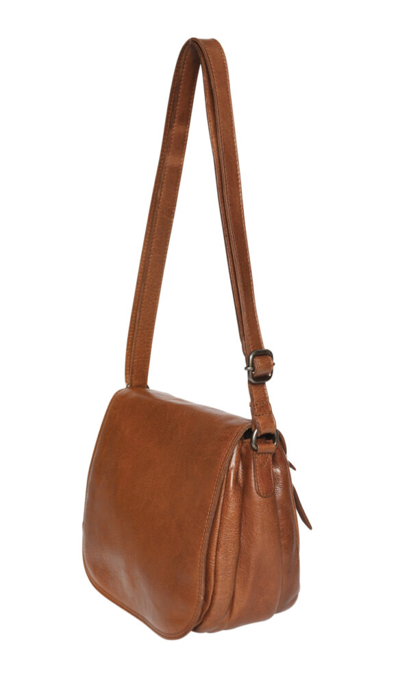 Ladies Leather Shoulder/Cross Body - New Arrivals 7759 Tan - Image 4